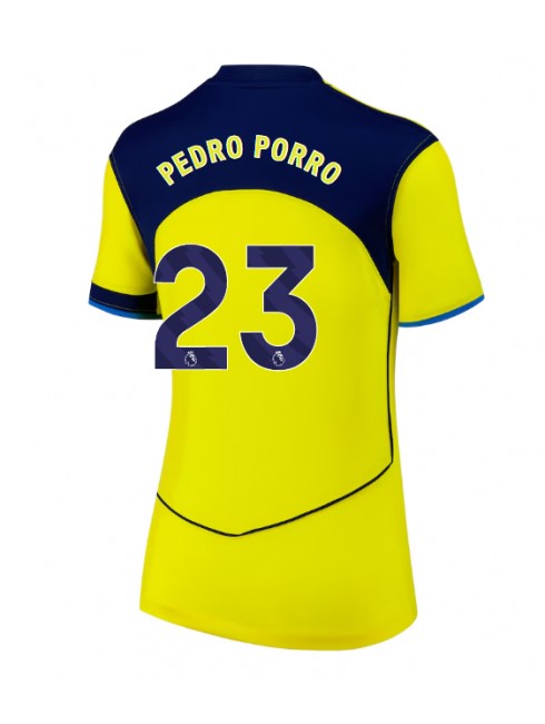 Zenske Futbalové oblečenie Tottenham Hotspur Pedro Porro #23 2025-26 Krátky Rukáv - Tretina Zenske Futbalové oblečenie Tottenham Hotspur Pedro Porro #23 2025-26 Krátky Rukáv - Tretina